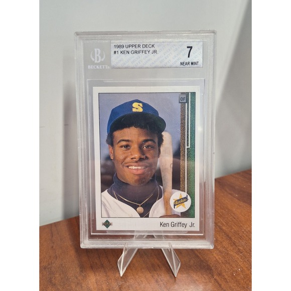 1989 Upper Deck Ken Griffey Jr #1 Star Rookie RC BGS 7 NM Near Mint FREE SHIP